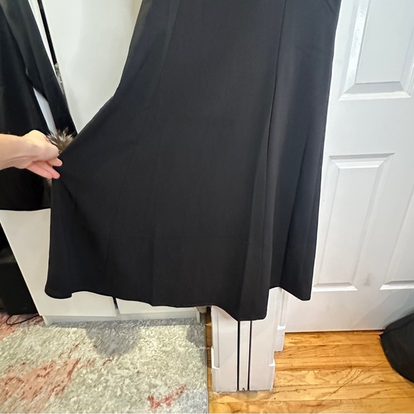 NWT Revolve Black Maxi Skirt High Waisted XS Crepe mermaid fishtail fit & flair - Picture 5 of 5